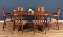 Load image into Gallery viewer, Retro Teak 1960s Mid Century Dining Table &amp; 6 Chairs By G Plan Victor Wilkins