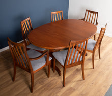 Load image into Gallery viewer, Retro Teak 1960s Mid Century Dining Table &amp; 6 Chairs By G Plan Victor Wilkins