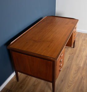 Retro Teak Desk by Svend Aage Madsen for HP Hansen, Made In Denmark, 1960s