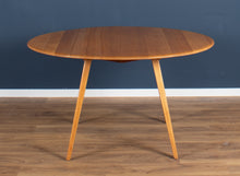 Load image into Gallery viewer, Blonde Ercol 384 Windsor Drop Leaf Table And Four 4 Model 400 Kitchen Chairs