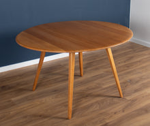 Load image into Gallery viewer, Blonde Ercol 384 Windsor Drop Leaf Table And Four 4 Model 400 Kitchen Chairs