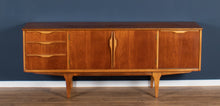 Load image into Gallery viewer, Retro Teak 1960s Jentique Mid Century Sideboard With Folded Handles