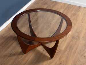 Retro Teak Round 'Astro' 'Fresco' Coffee Table By Victor Wilkins For G Plan