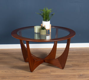 Retro Teak Round 'Astro' 'Fresco' Coffee Table By Victor Wilkins For G Plan